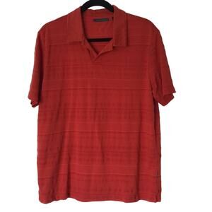 Perry Ellis Polo Shirt, Brick Red - Size L
